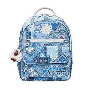 Kipling KI0307 Rose Small Backpack Travel Bag Polyester Pretty Patchwork 114